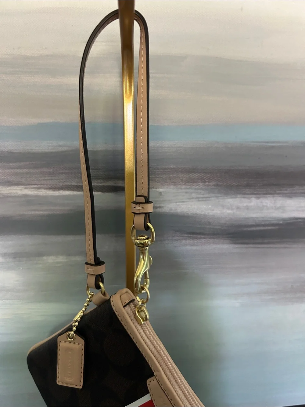 Coach wristlet signature